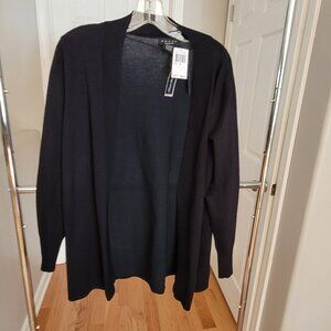 Navy blue sweater.  Size Medium.  New with tags attached